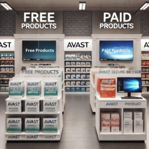 Product and Service Categories offered by Avast