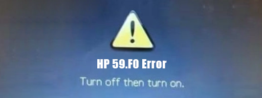 HP 59.F0 Error