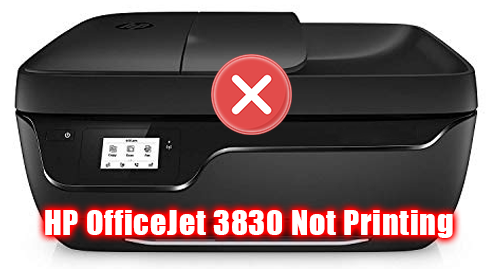 HP OfficeJet 3830 Not Printing