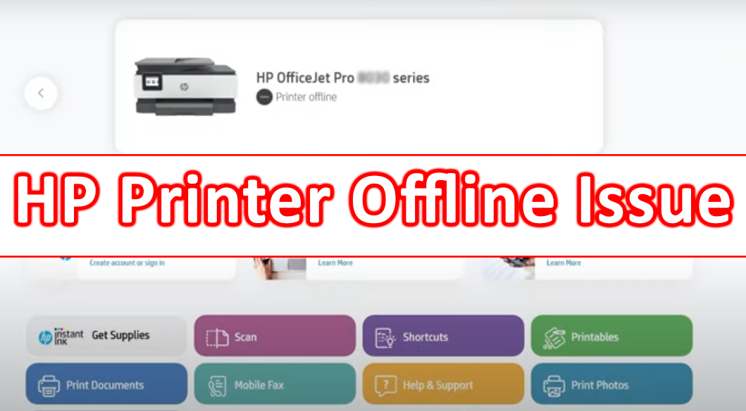 HP Printer Offline Issue